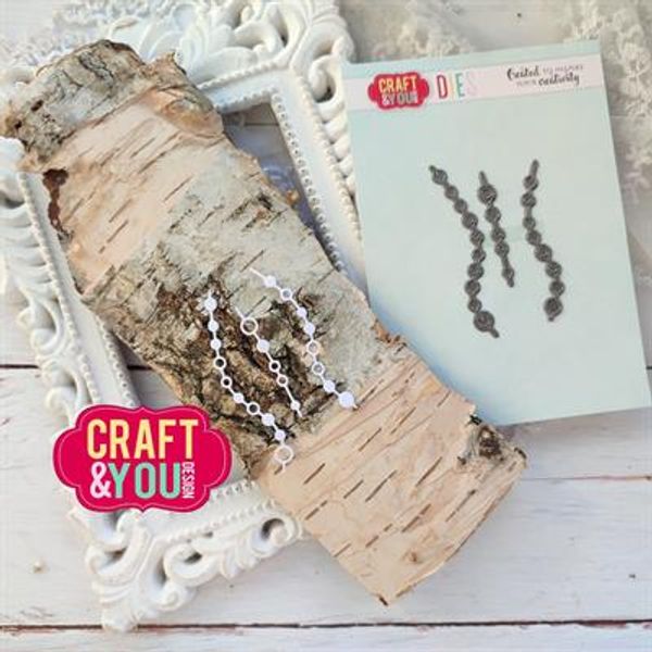 Craft & You - Dies - CW284 - Decorative Hanging Strips #2