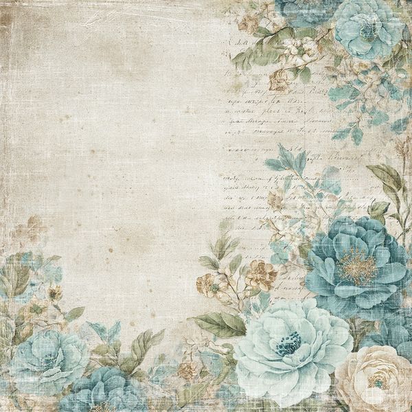 Reprint - 12x12 - RP0730 - Masculine Moments - Flower corner