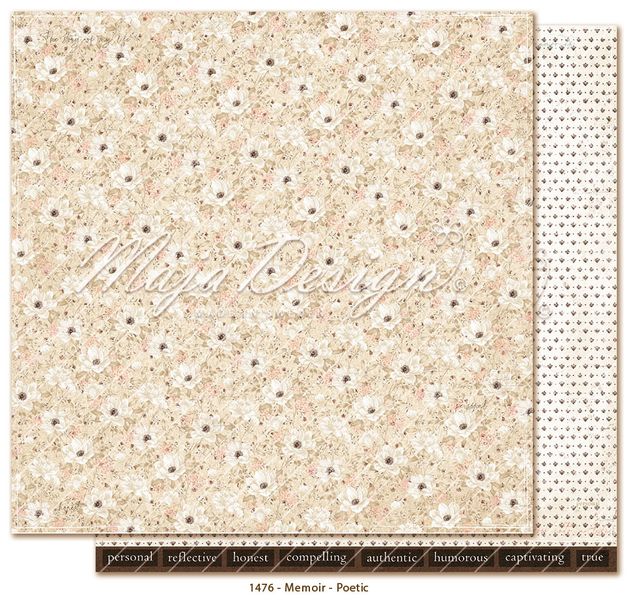 Maja Design - 1490 - Memoir - 12x12 Paper Pack - inkl monochromes