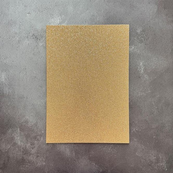 Hovedbilde Paper Favourites - A4 - Glitter Cardstock - 210 - Rose Gold - 5pk