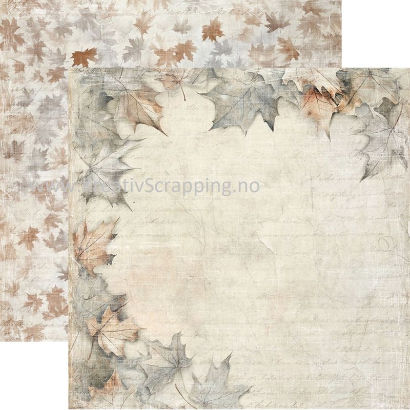Reprint - 12x12 - RP0708 - Cozy Season - Leaf Corner