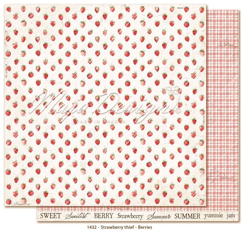 Maja Design - 1432 - Strawberry thief - Berries