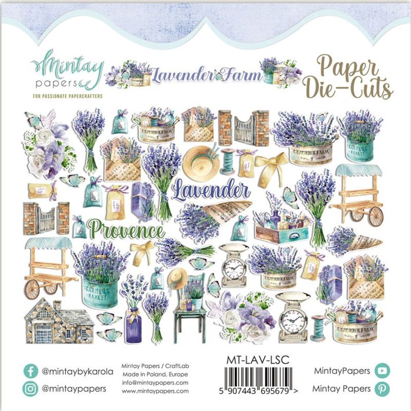 Mintay - LAV - Lavender Farm - Paper Die-Cuts