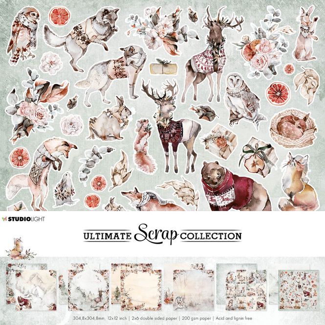 Hovedbilde Studio Light - PS10 - 12x12 Paper Pack - Ultimate Christmas