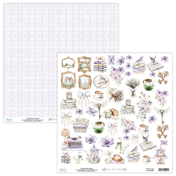 Mintay - HSH - 12x12 - Home, Sweet Home - 09 Die-cut sheet