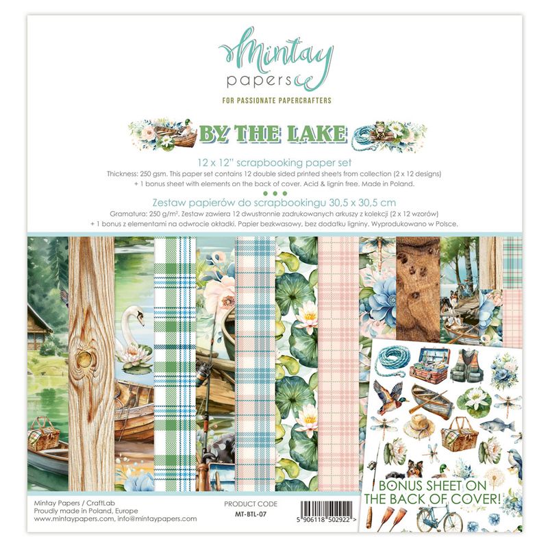 Mintay - BTL - 12x12 Paper Set - By The Lake