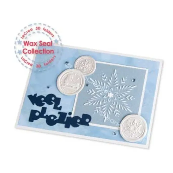 Hovedbilde Leane Creatief - 35.9297 - Embossing Folder Wax Seal Winter Time